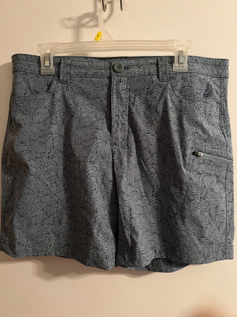 Eddie Bauer Women’s Blue Patterned Nylon Shorts